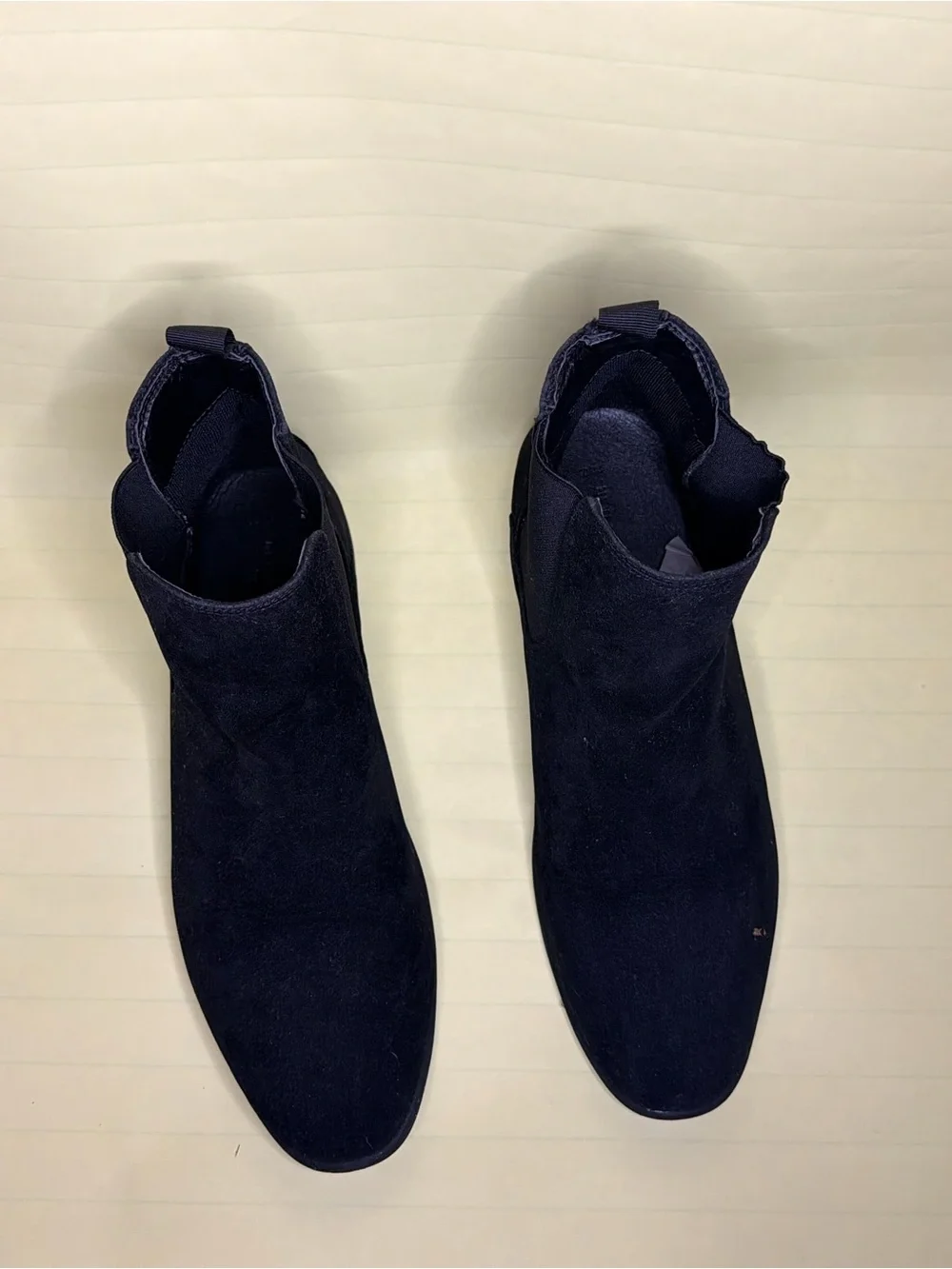 ASOS Black Suede Chelsea Boots